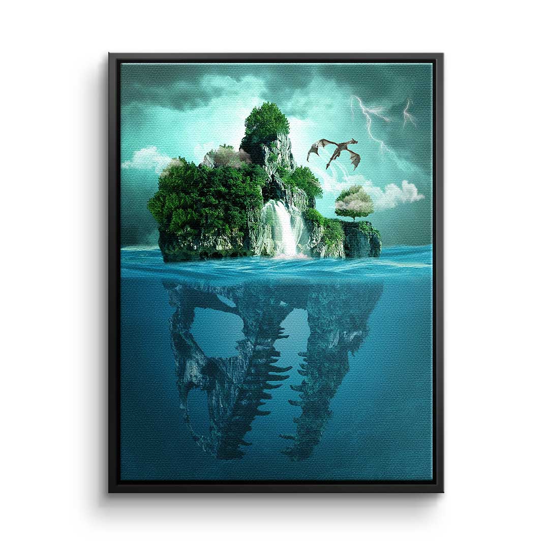 Canvas Island With Two Faces