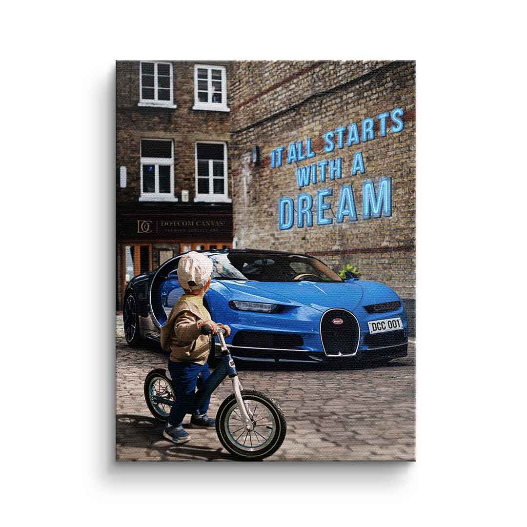 Canvas It all starts with a dream 2.0