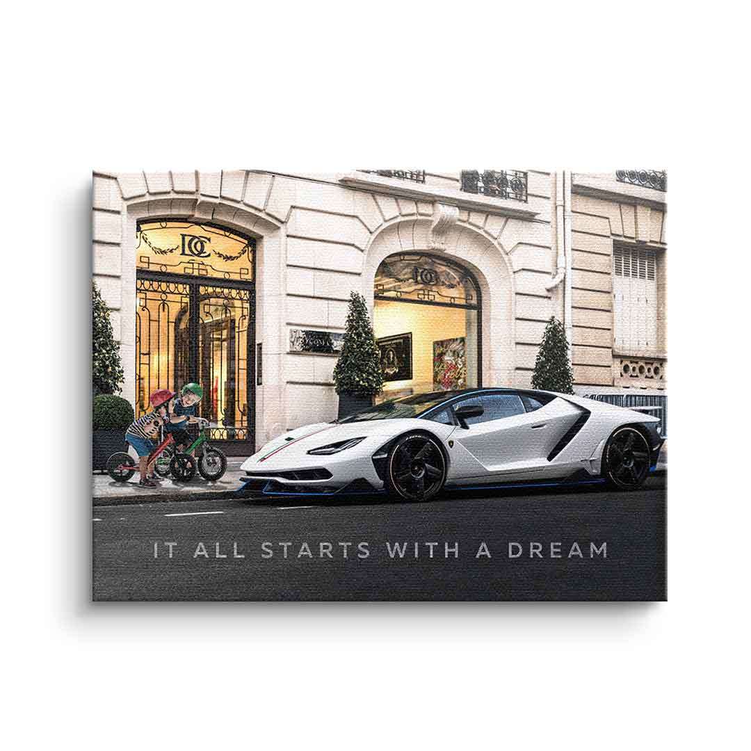 Canvas It all starts with a dream 3.0