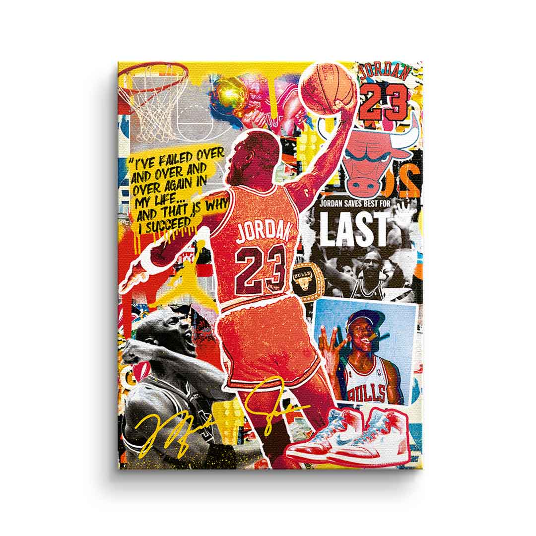 Canvas Jordan 23