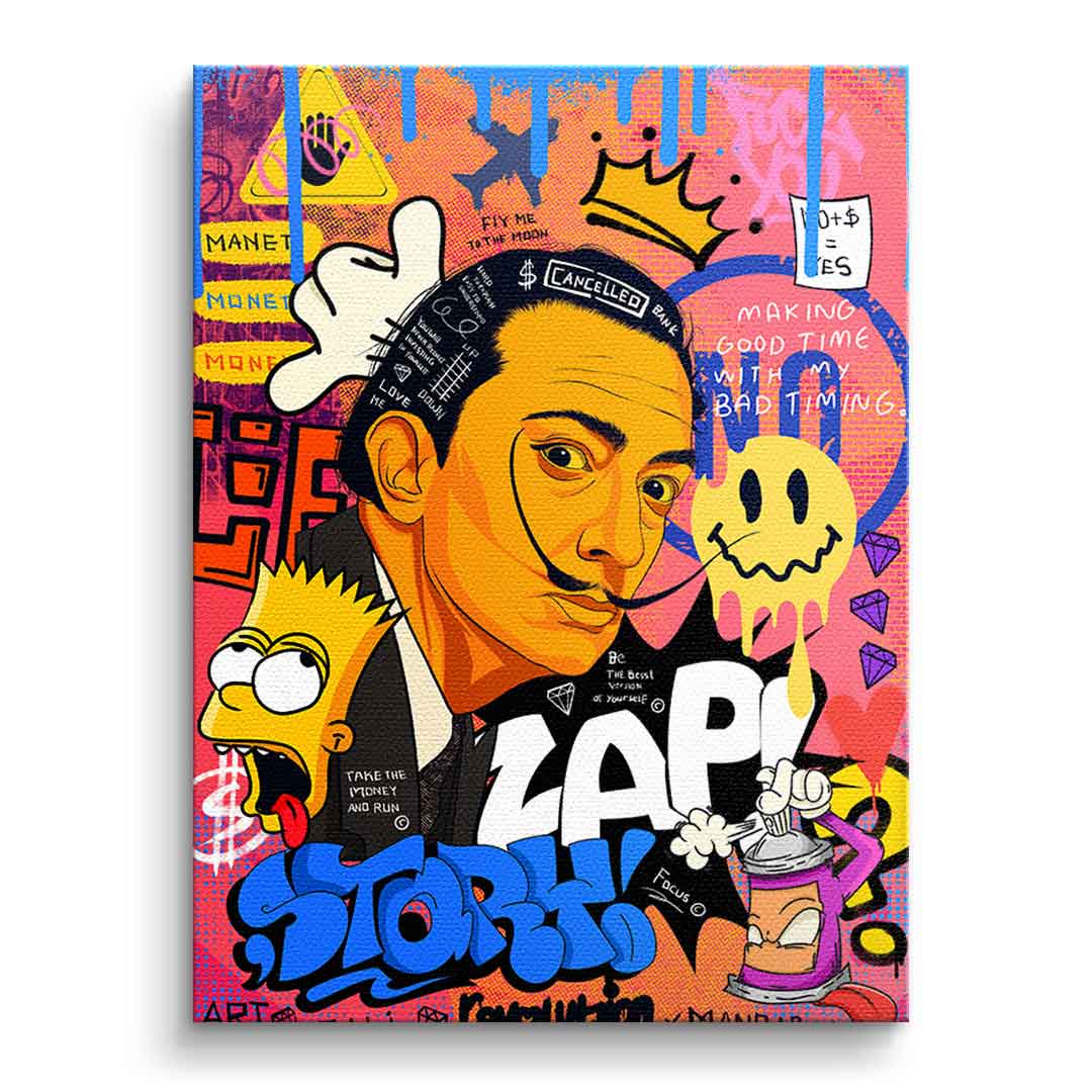 Canvas King Dali