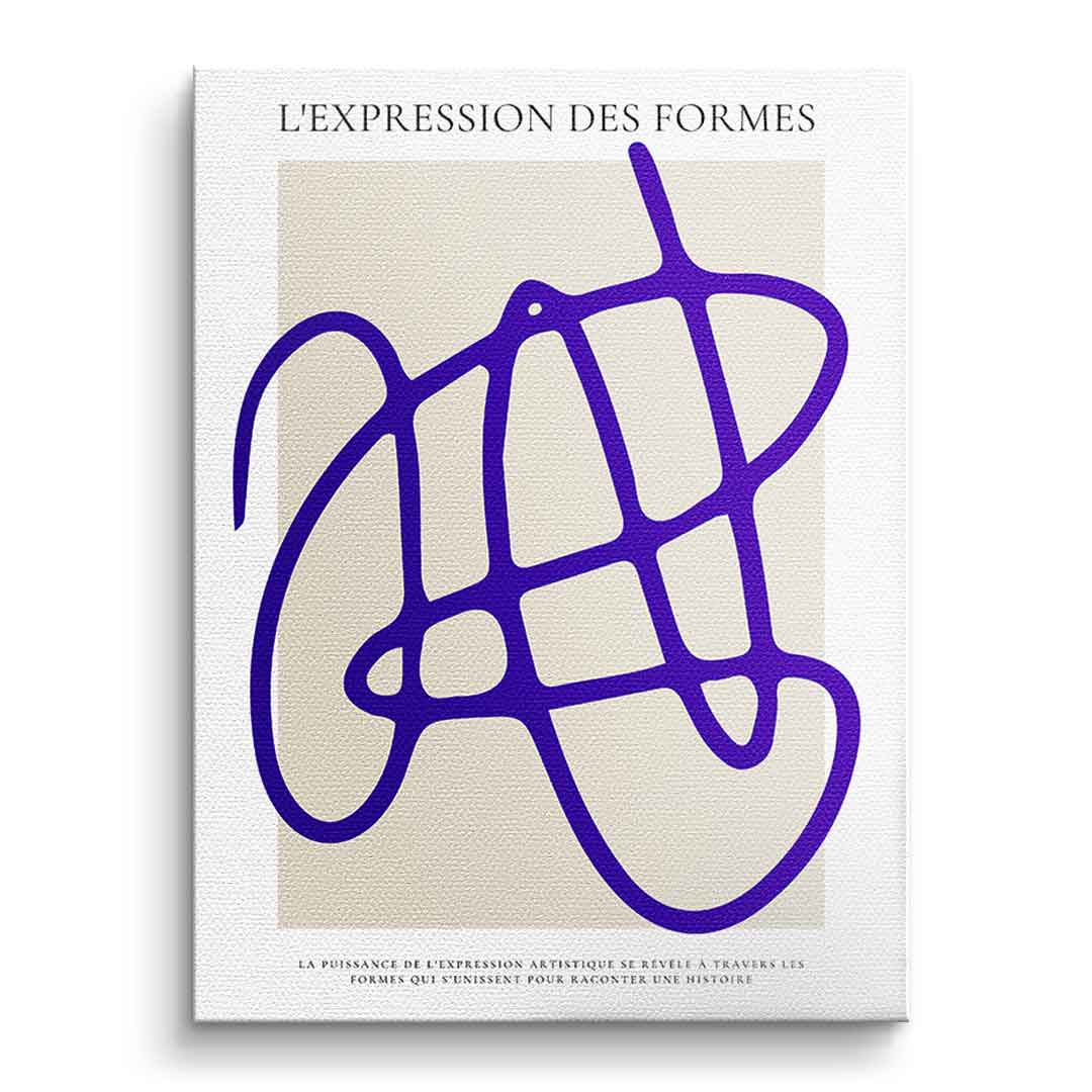 Canvas L´Expression des formes 2