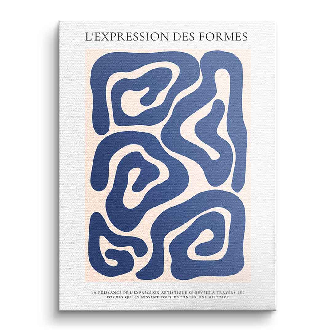 Canvas L´Expression des formes 3