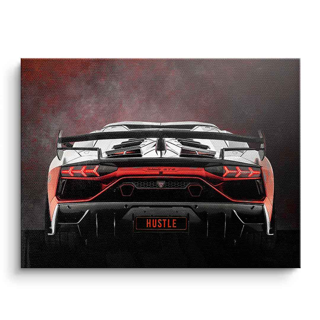 Canvas Lambo Backside