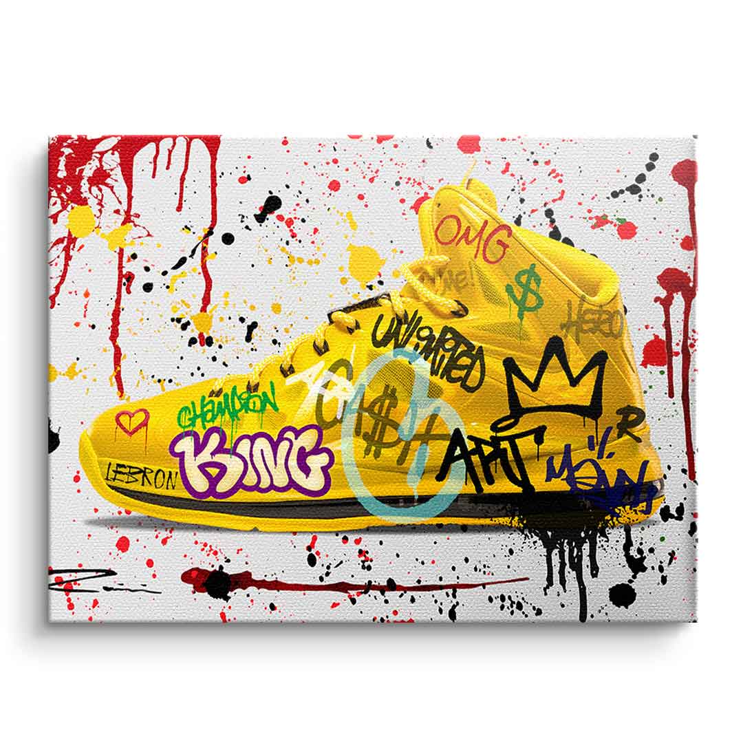 Canvas LeBron Shoe