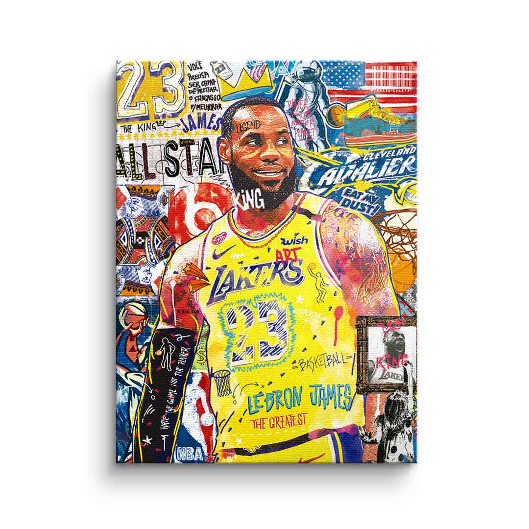 Canvas Lebron The King