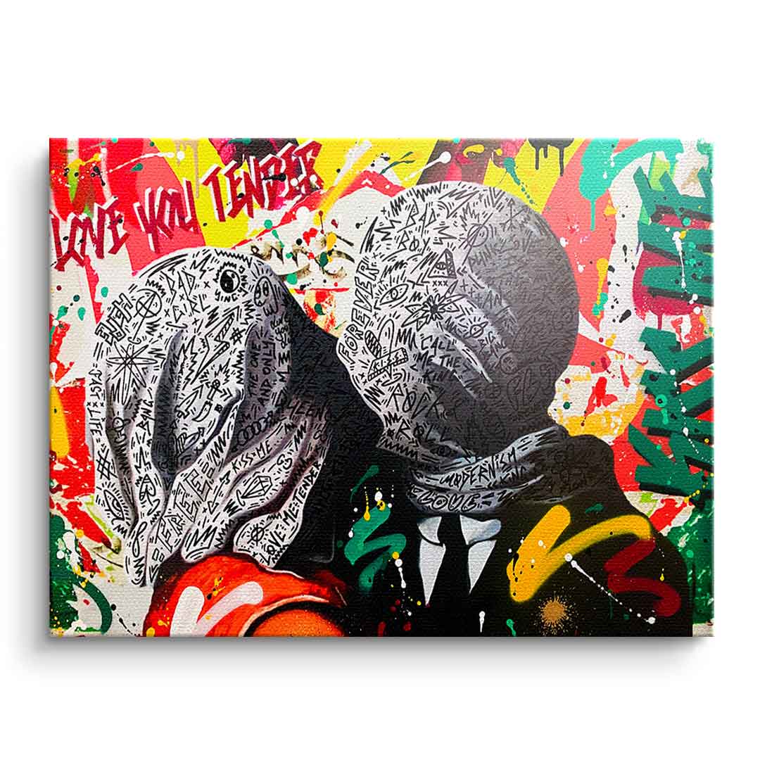 Canvas LES AMANTS DE LA RUE