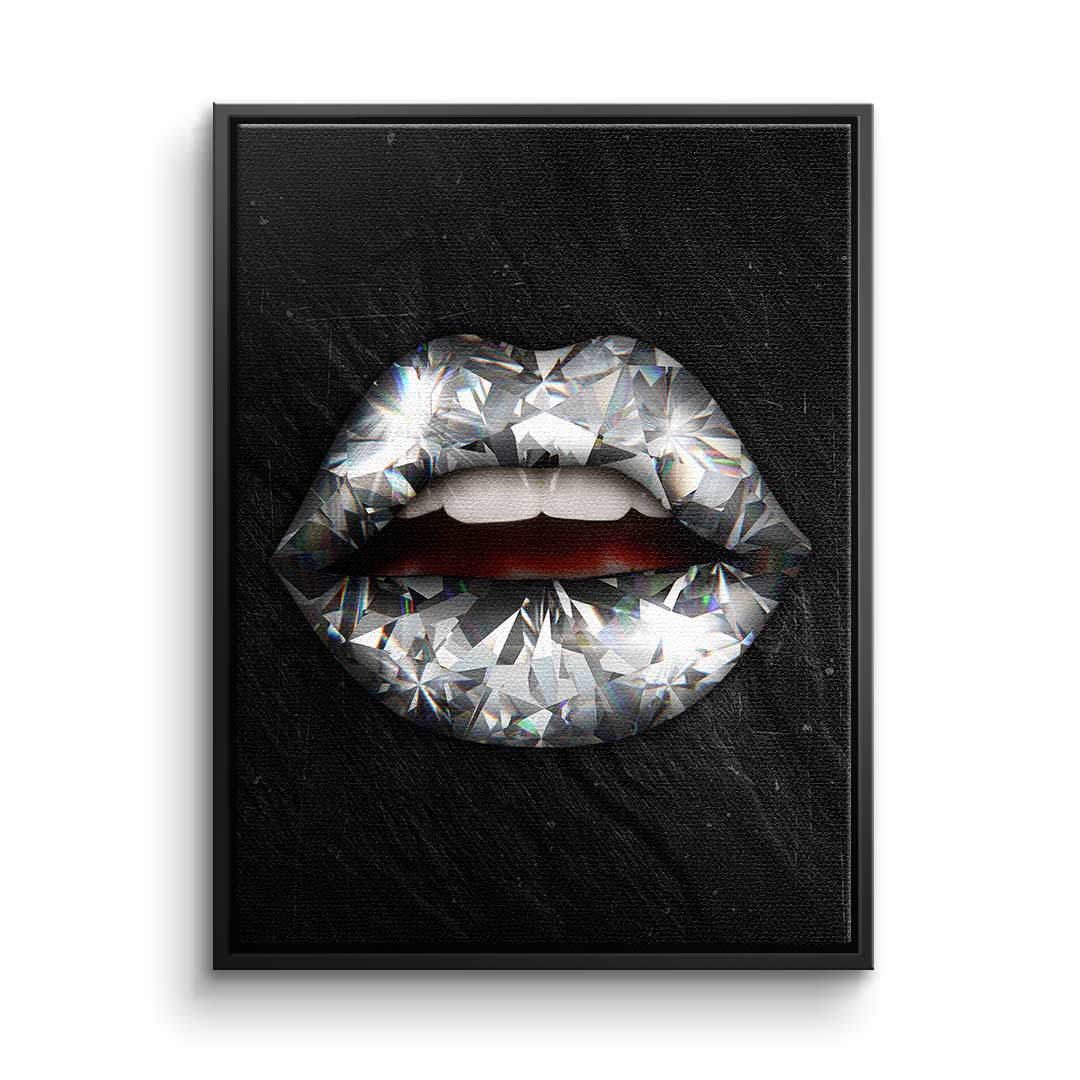 Canvas Lippen x Diamant