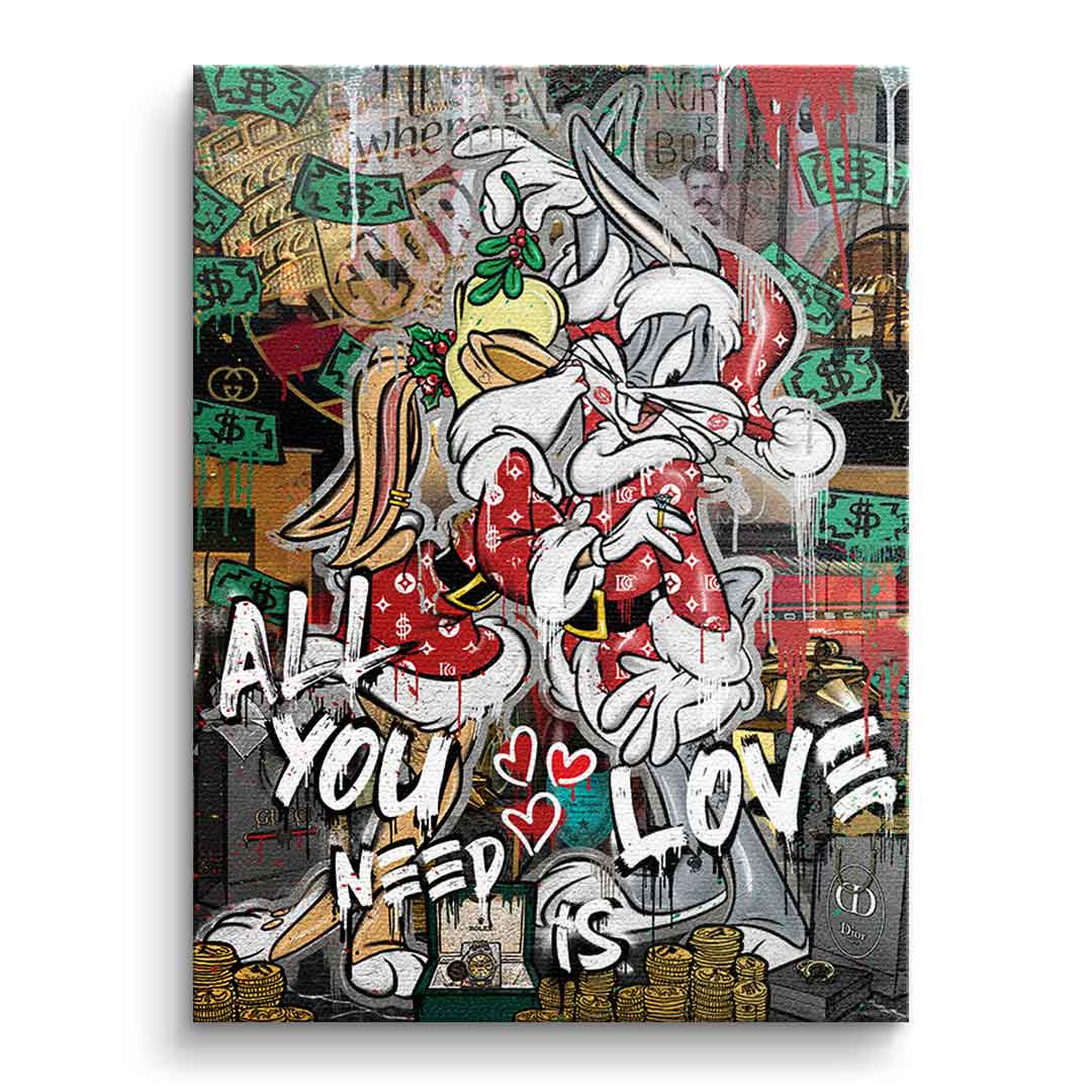 Canvas Lovely Bunny