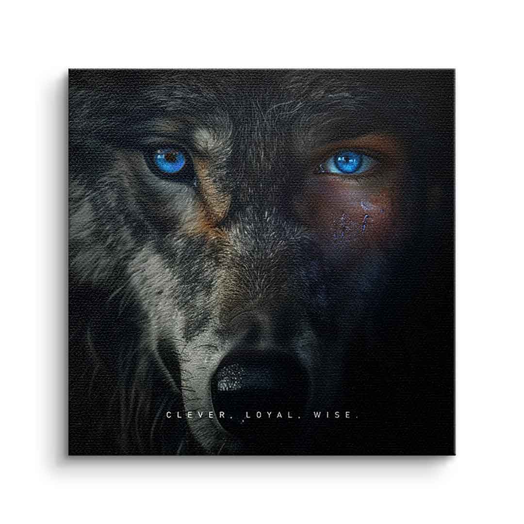 Canvas Wolf Fusion - Quadrat Edition