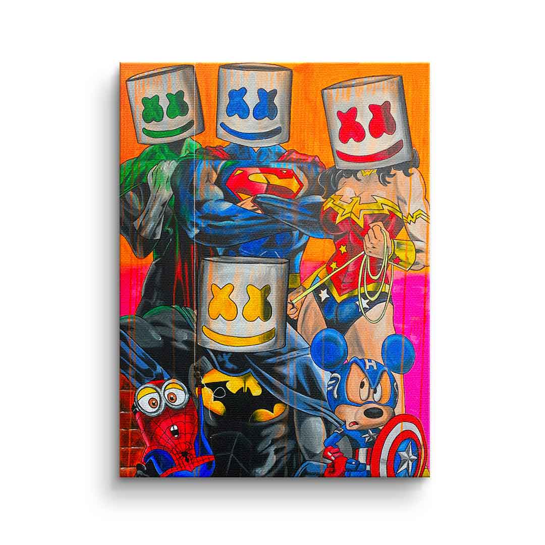 Canvas Marshmello Heros