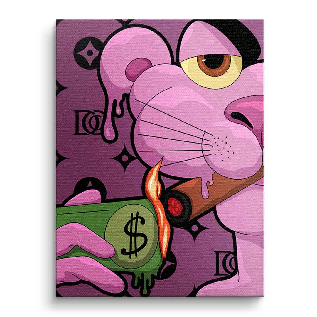 Canvas Melting Panther