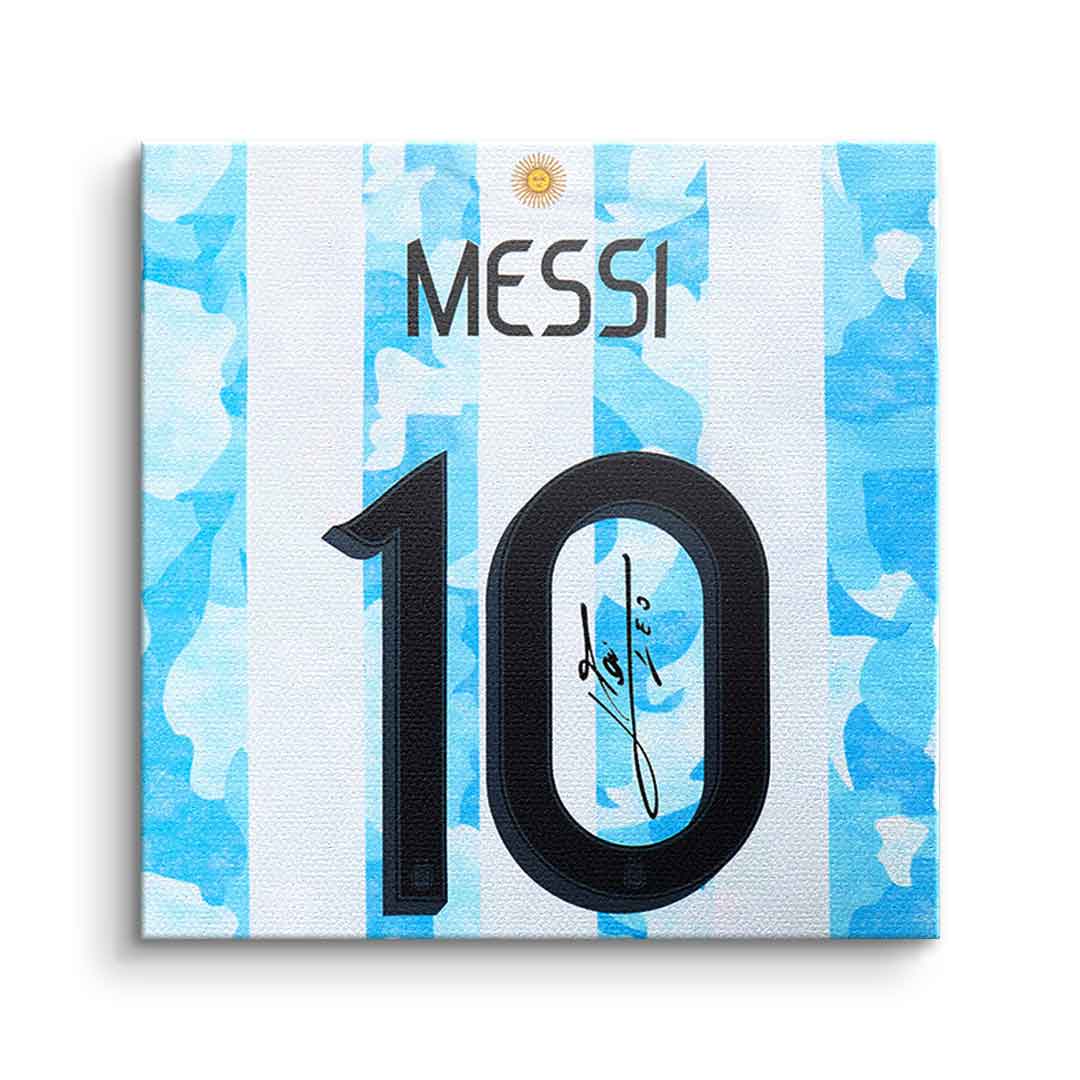 Canvas Messi - Quadrat Edition