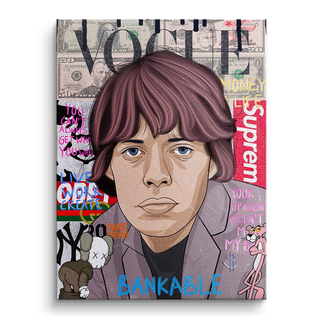 Canvas Mick Jagger