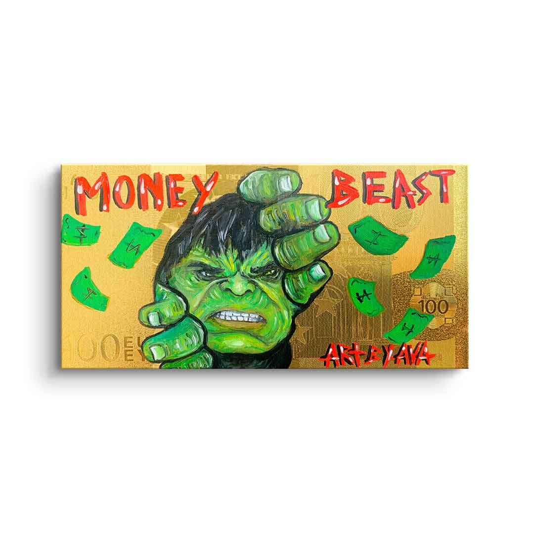 Canvas Money Hulk