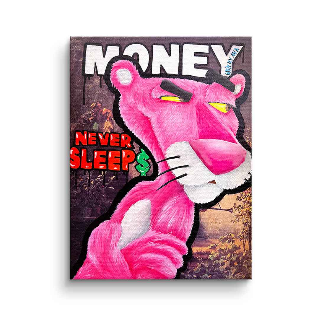 Canvas Money Panther