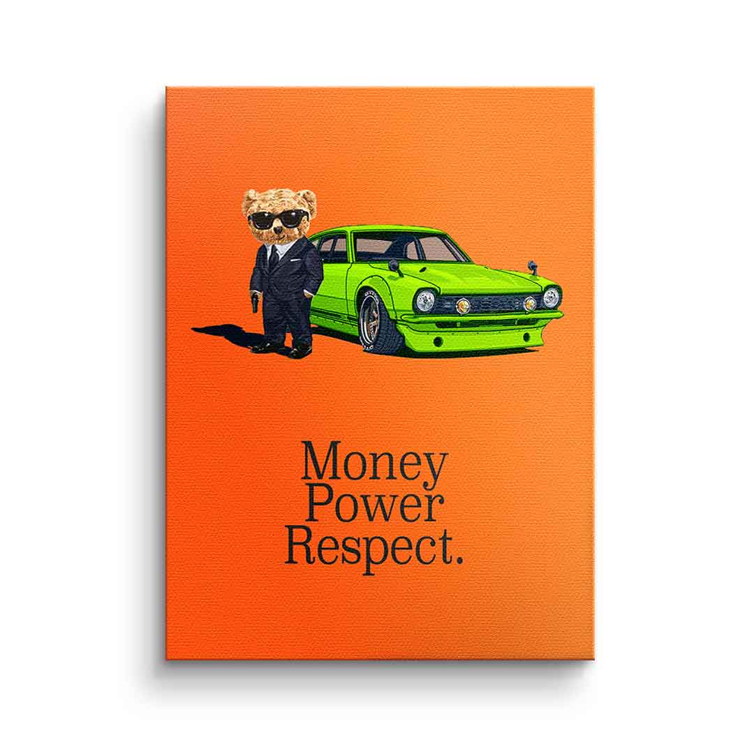 Canvas Money Power Respect