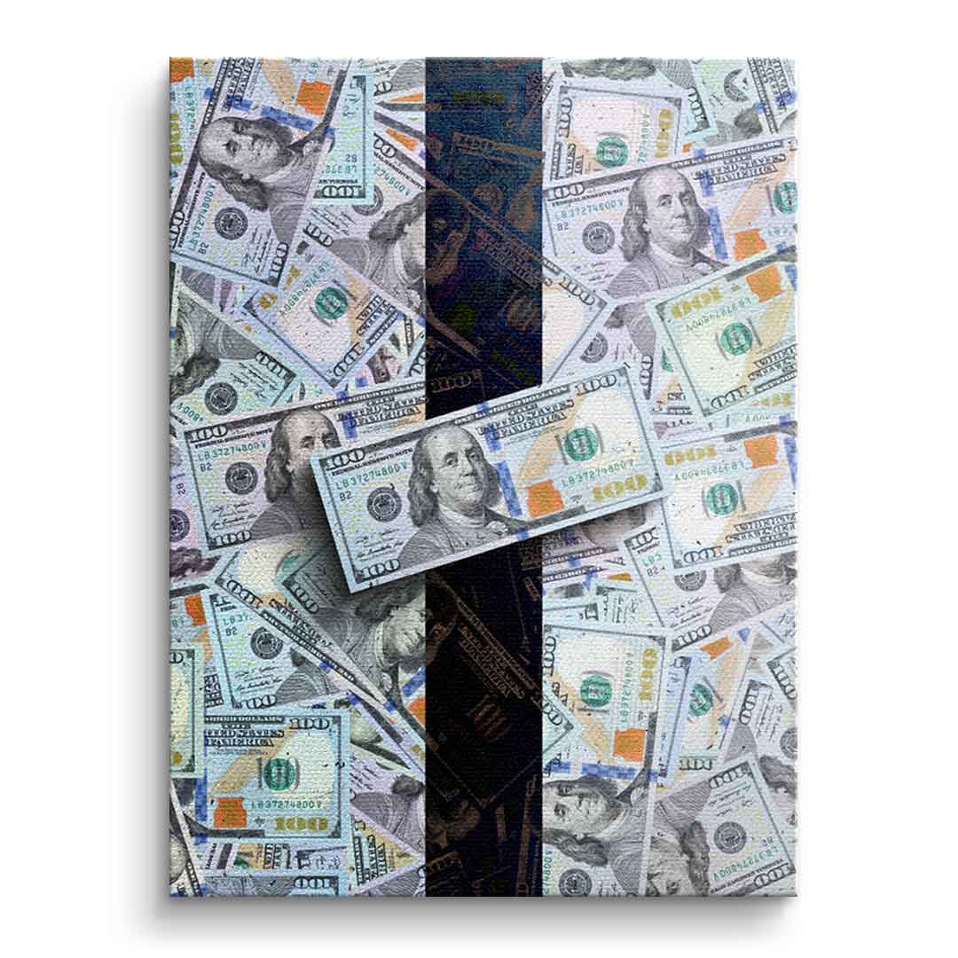 Canvas Money Stack