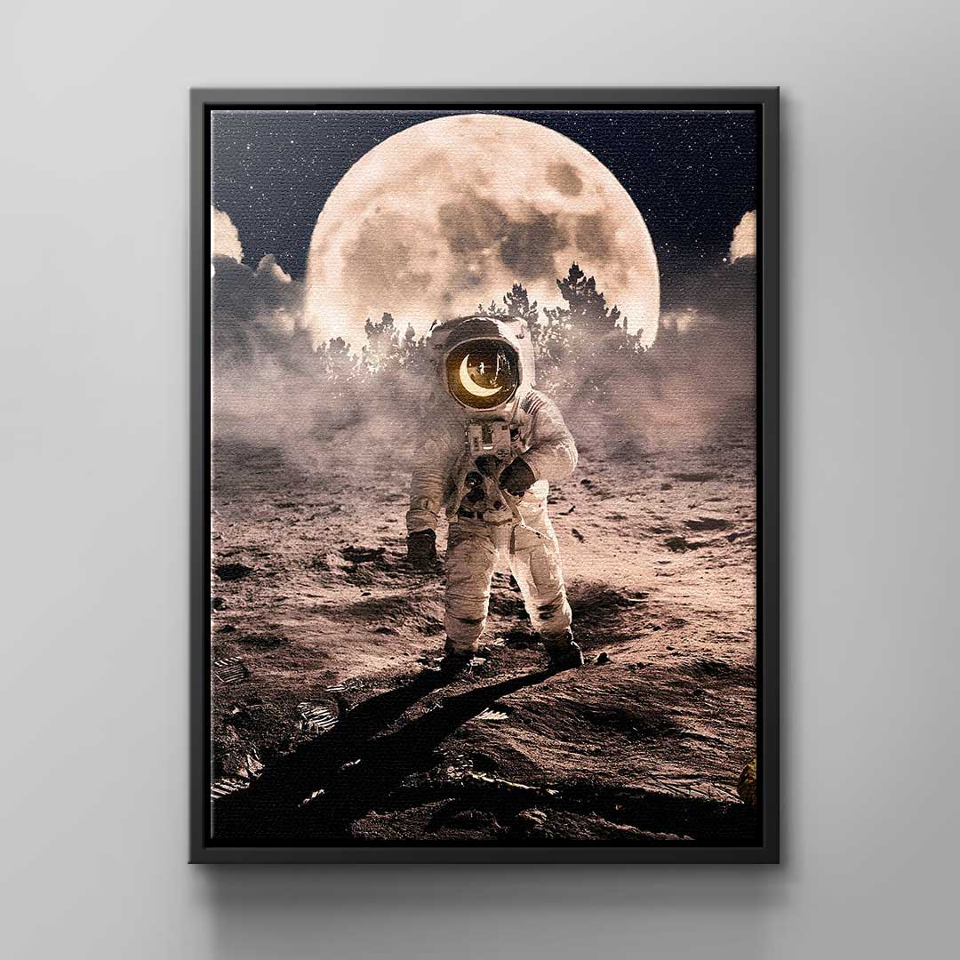 Canvas Moon Astronaut