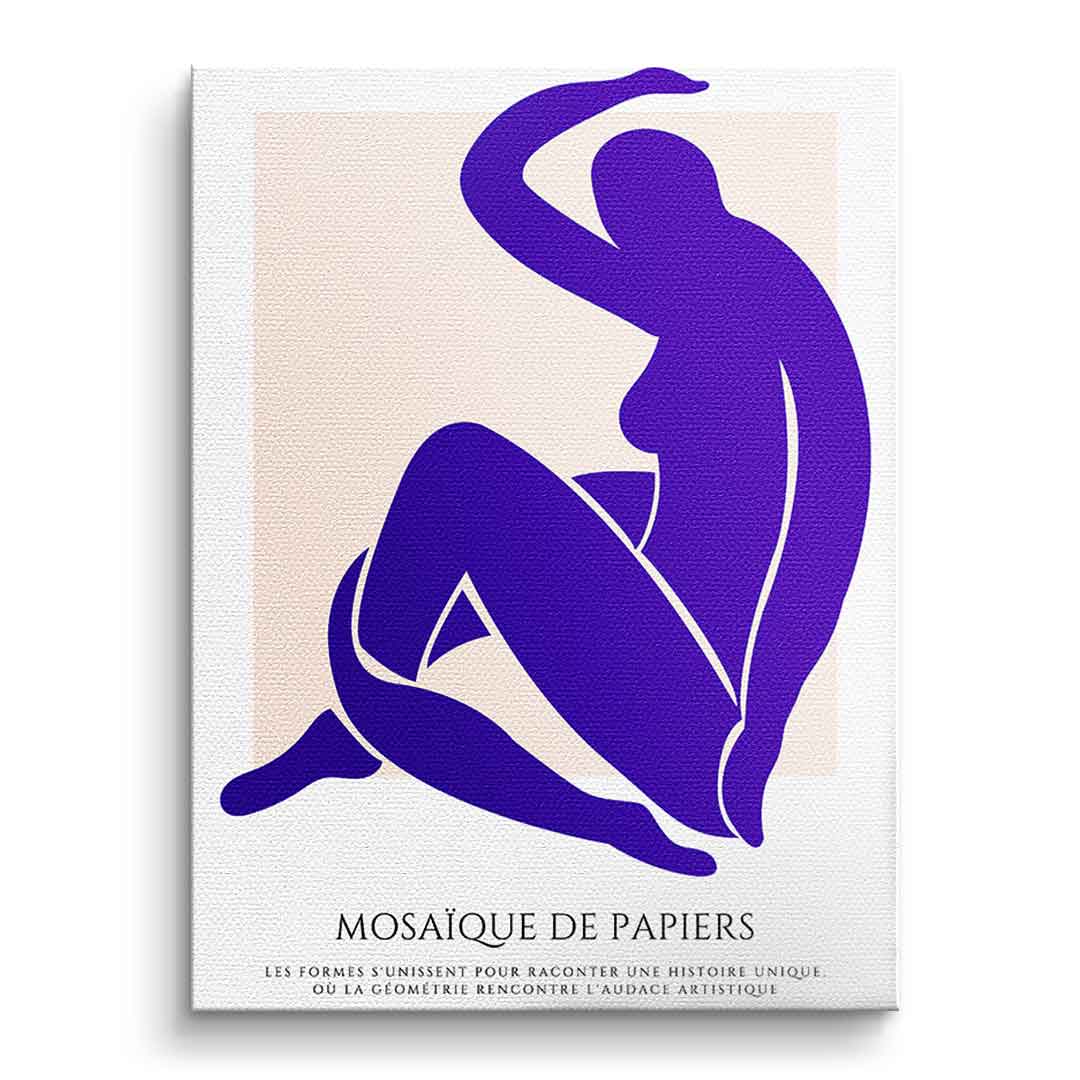 Canvas Mosaique de papiers