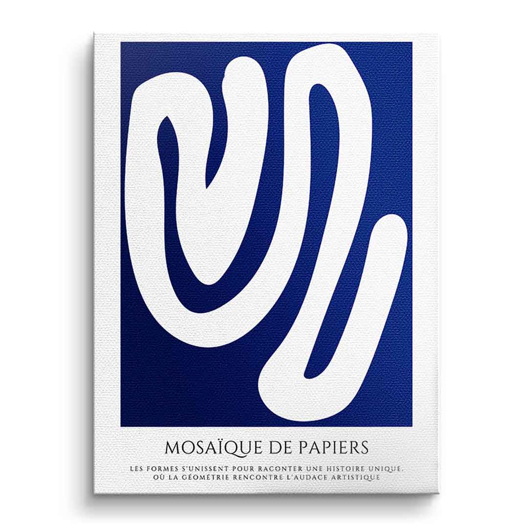 Canvas Mosaique de papiers 2