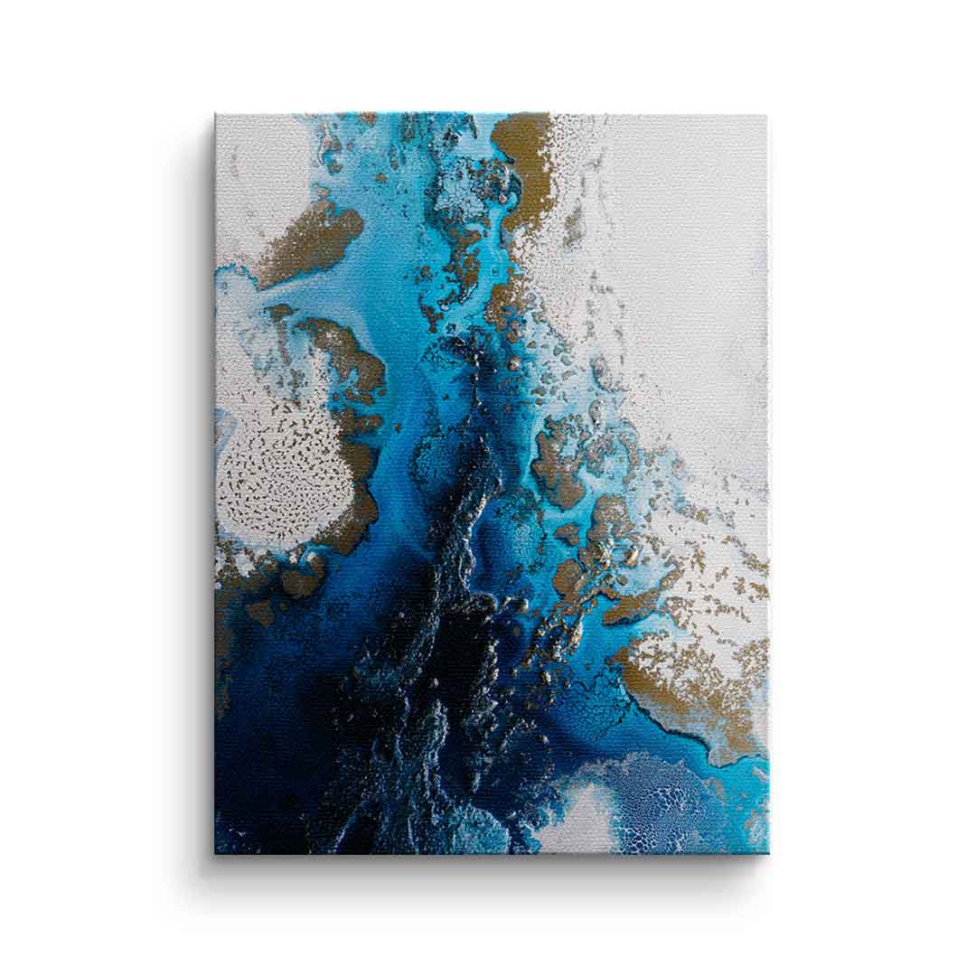 Canvas Navy Flow