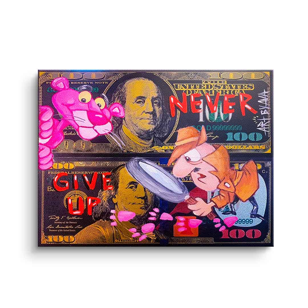 Canvas Never give up