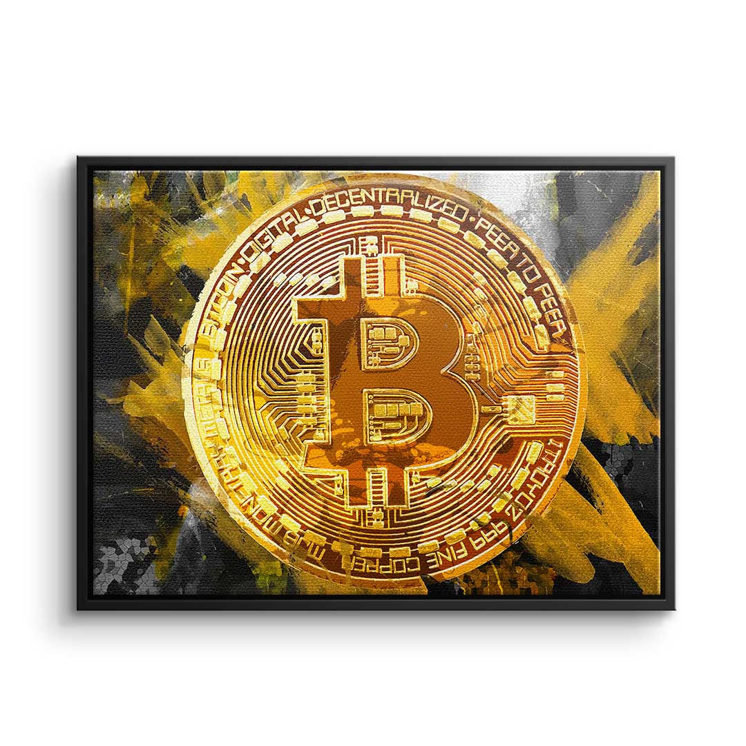 Canvas Painting Bitcoin