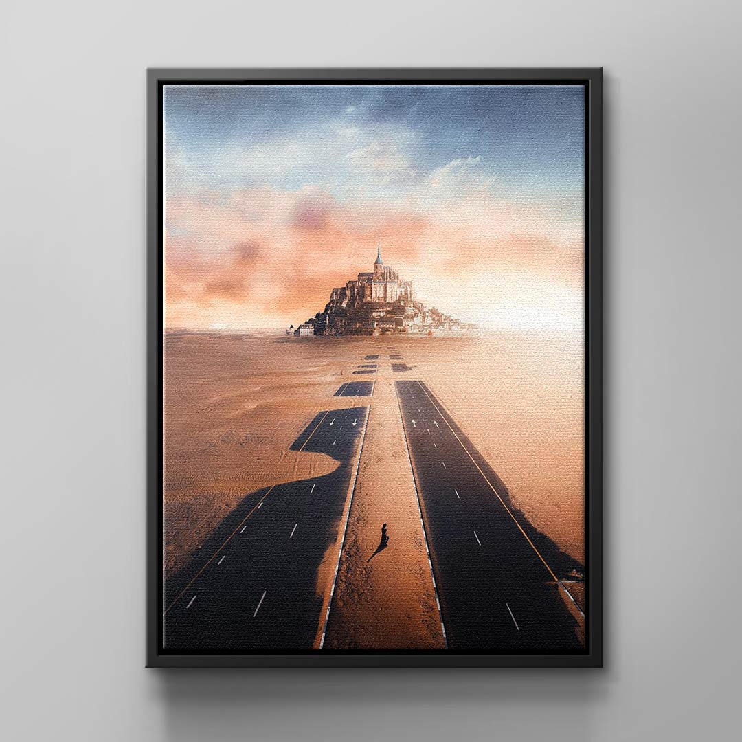 Canvas Path in Desert