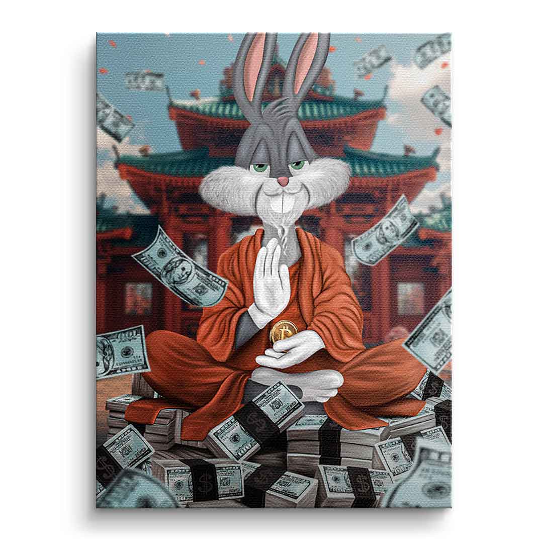 Canvas Peace Bunny