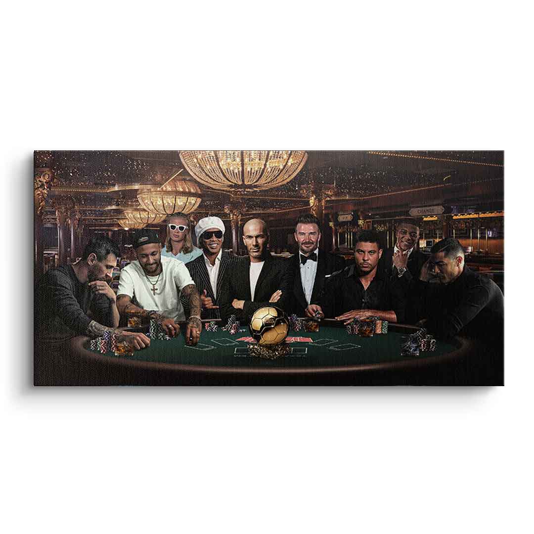 Canvas Poker Night #Football