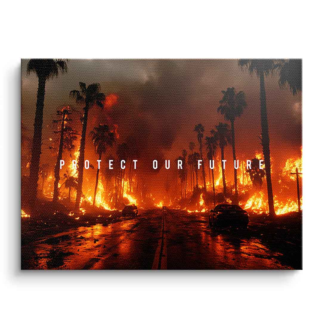 Canvas Protect our future No 2