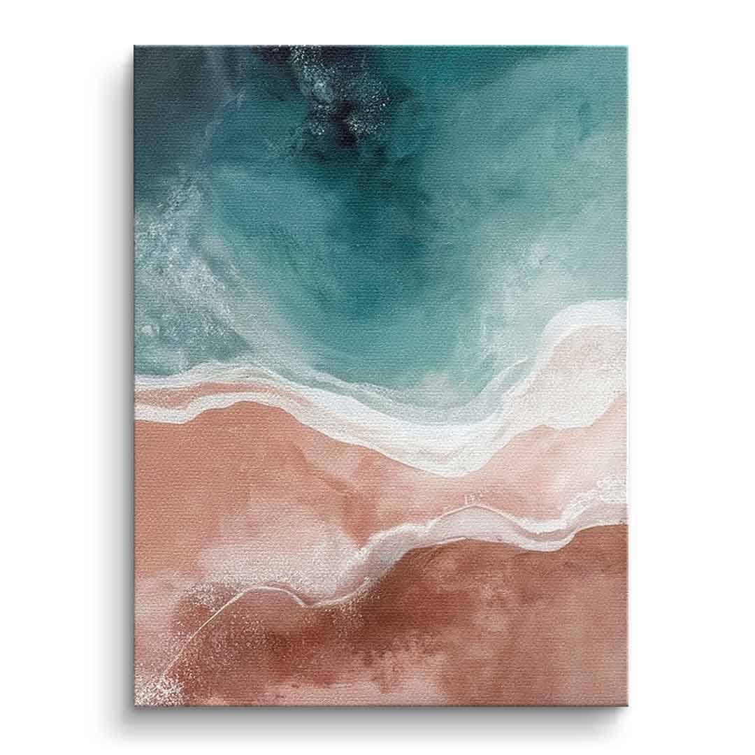 Canvas Quiet Sands And Gentle Waves