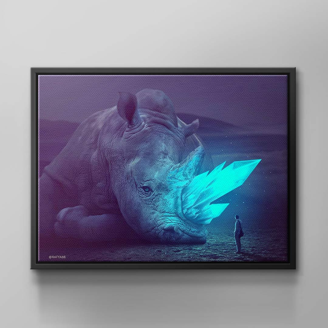 Canvas Rhino Diamond