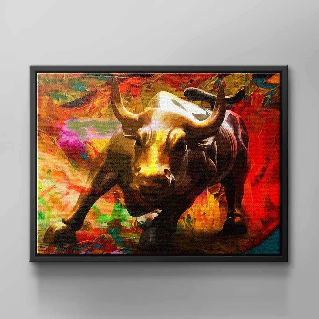 Canvas Roter Bulle