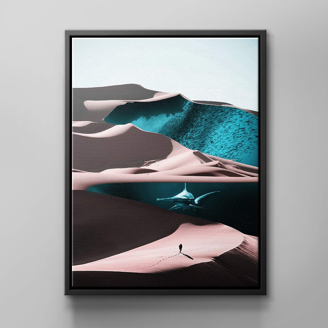 Canvas Sea of Desert