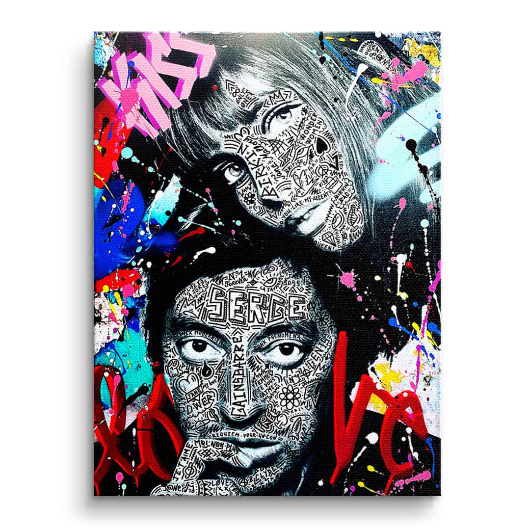 Canvas SERGE & JANE FOREVER