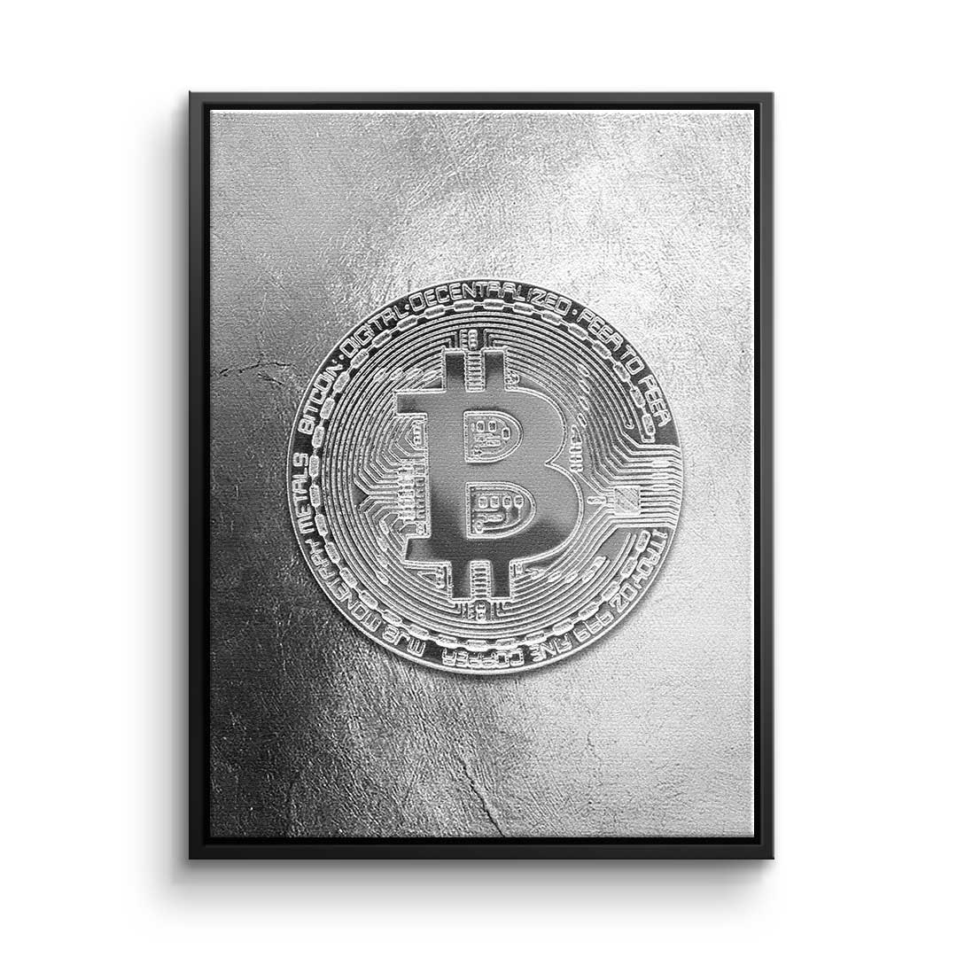 Canvas Silver Bitcoin