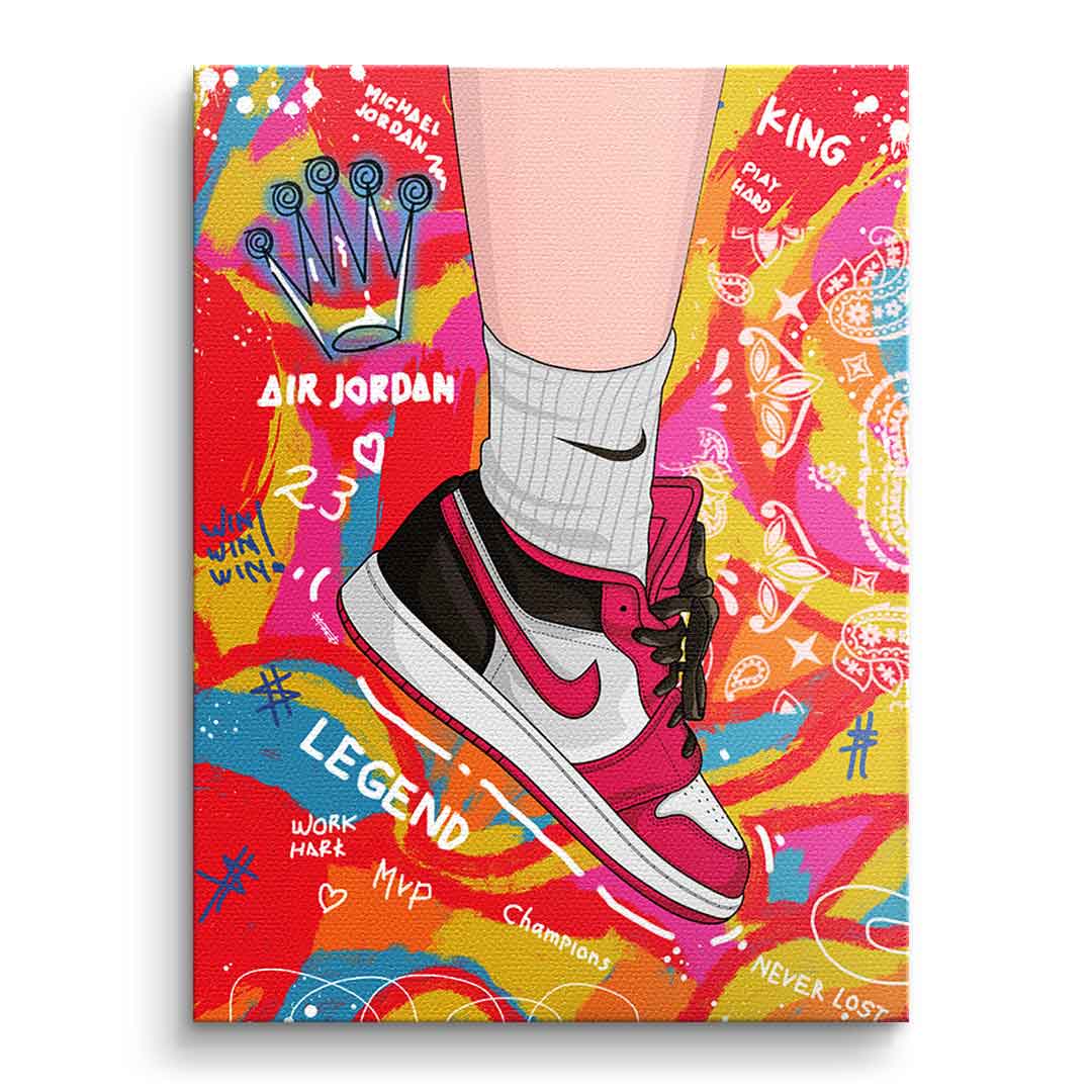 Canvas Sneakers Pop Art