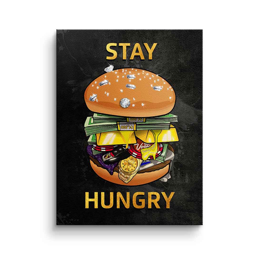 Canvas Stay Hungry 1