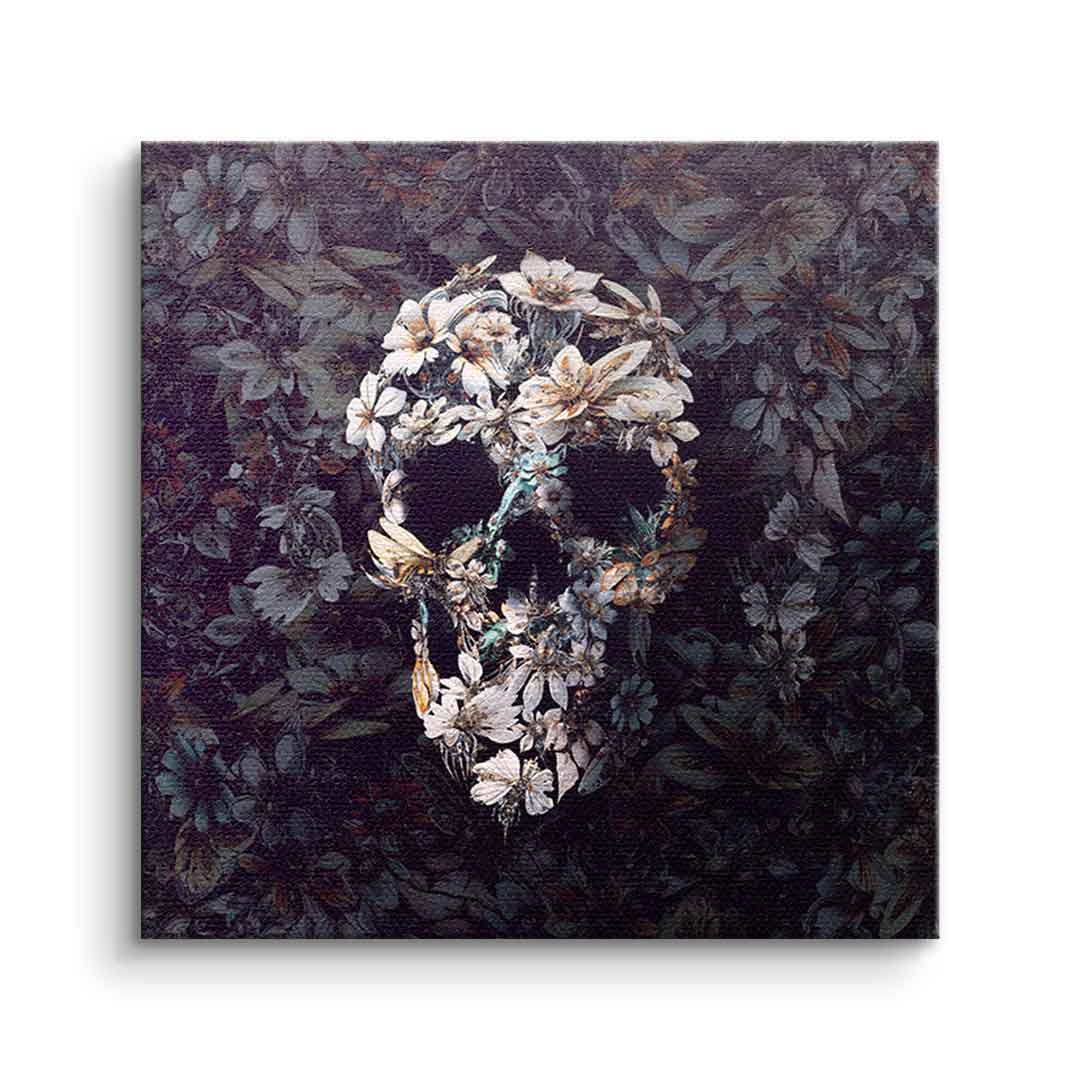 Canvas Steampunk Skull Dark