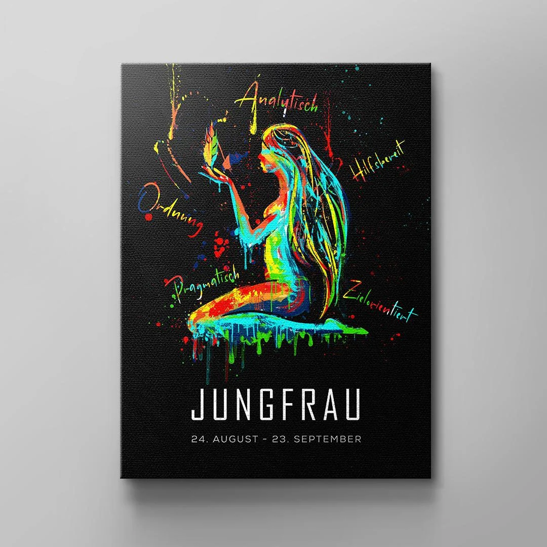 Canvas STERNZEICHEN JUNGFRAU