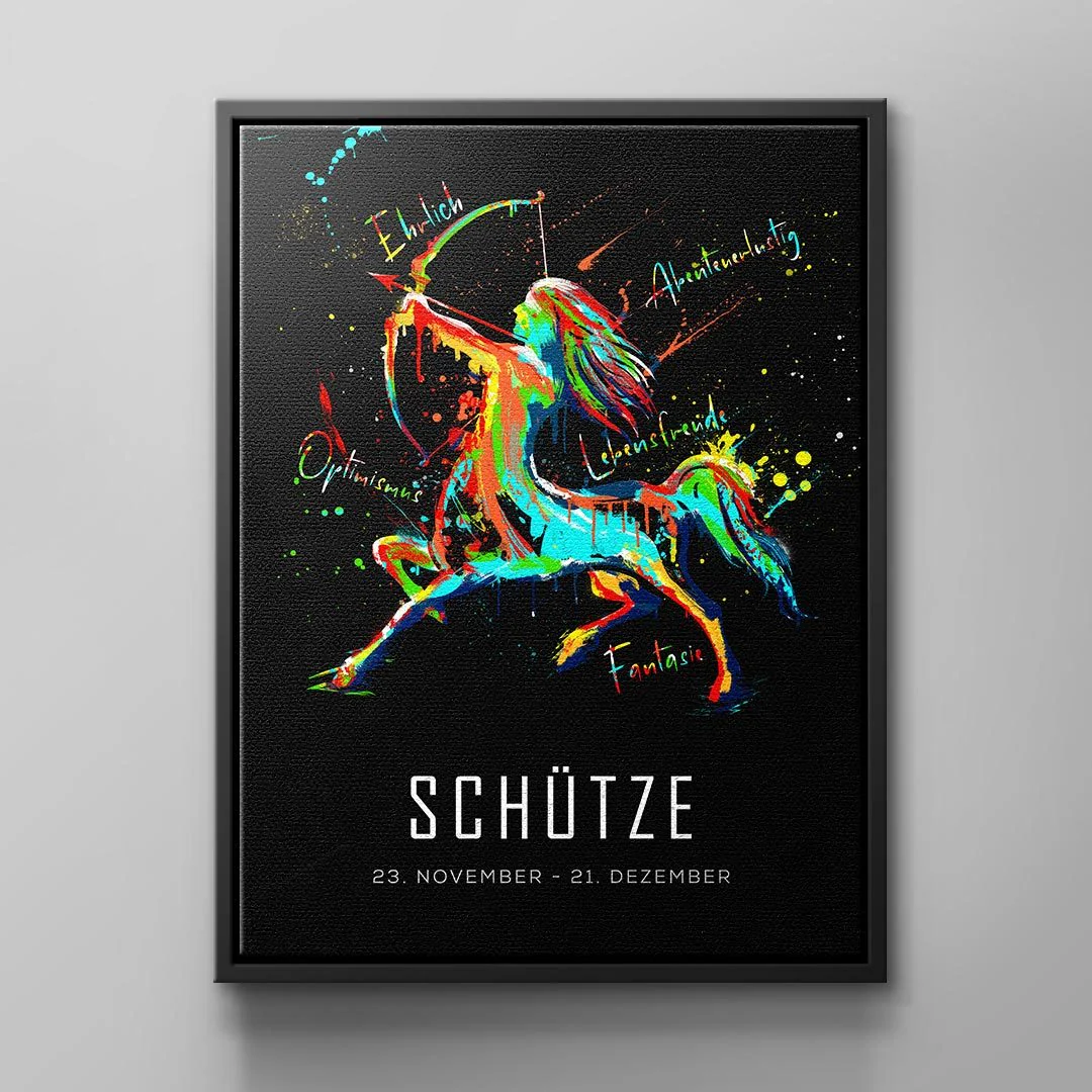 Canvas STERNZEICHEN SCHÜTZE