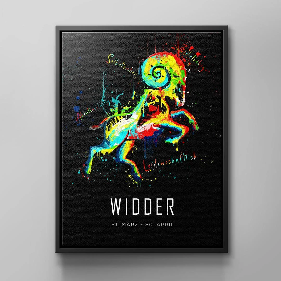 Canvas STERNZEICHEN WIDDER