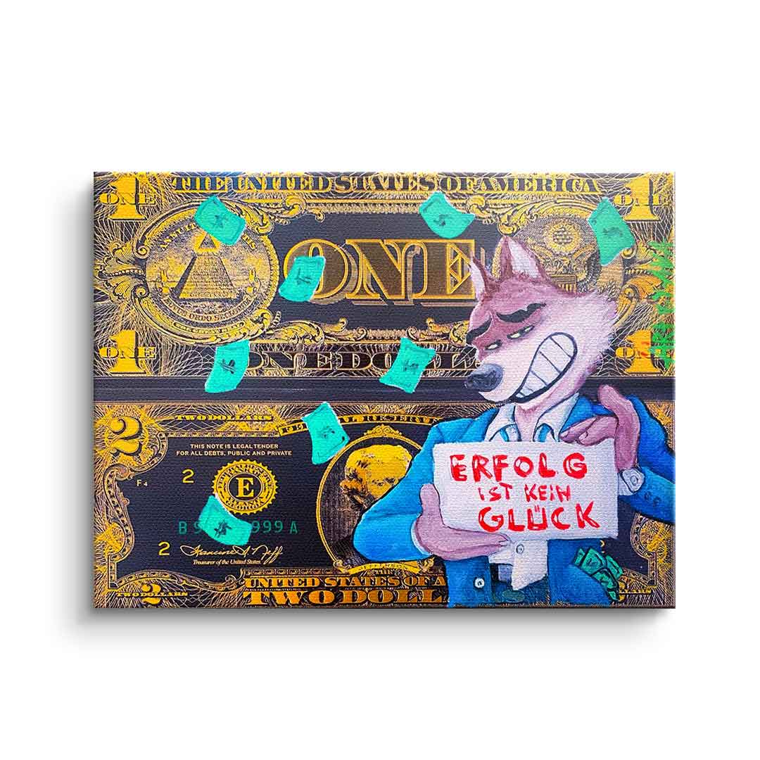 Canvas Erfolg ist kein Glück
