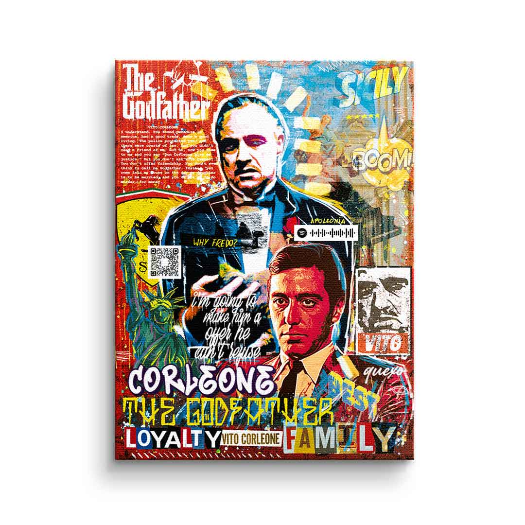 Canvas The Godfather Style