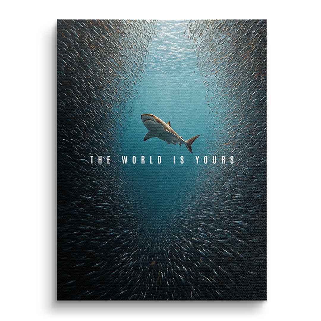 Canvas THE WORLD IS YOURS