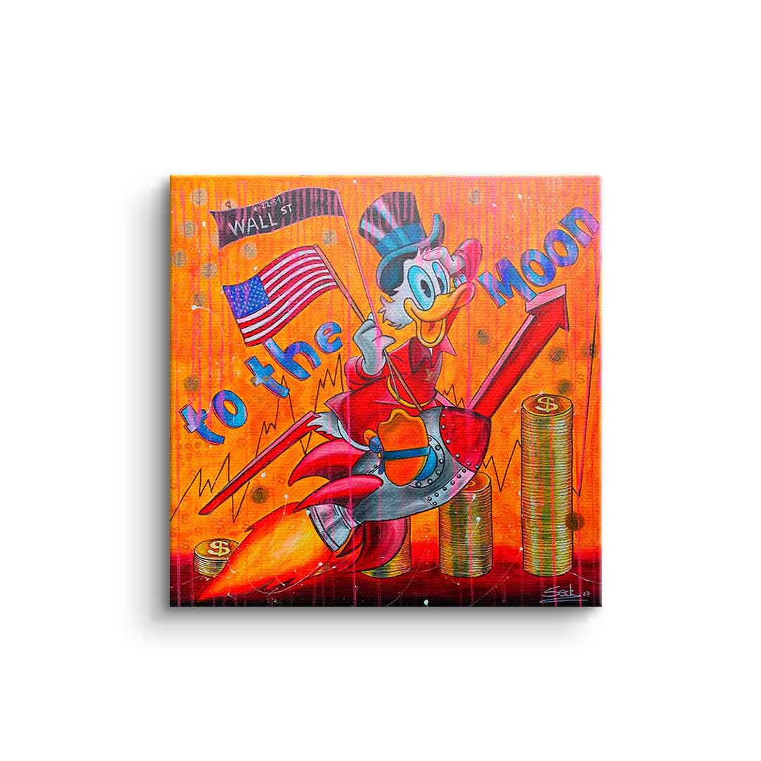 Canvas To the moon