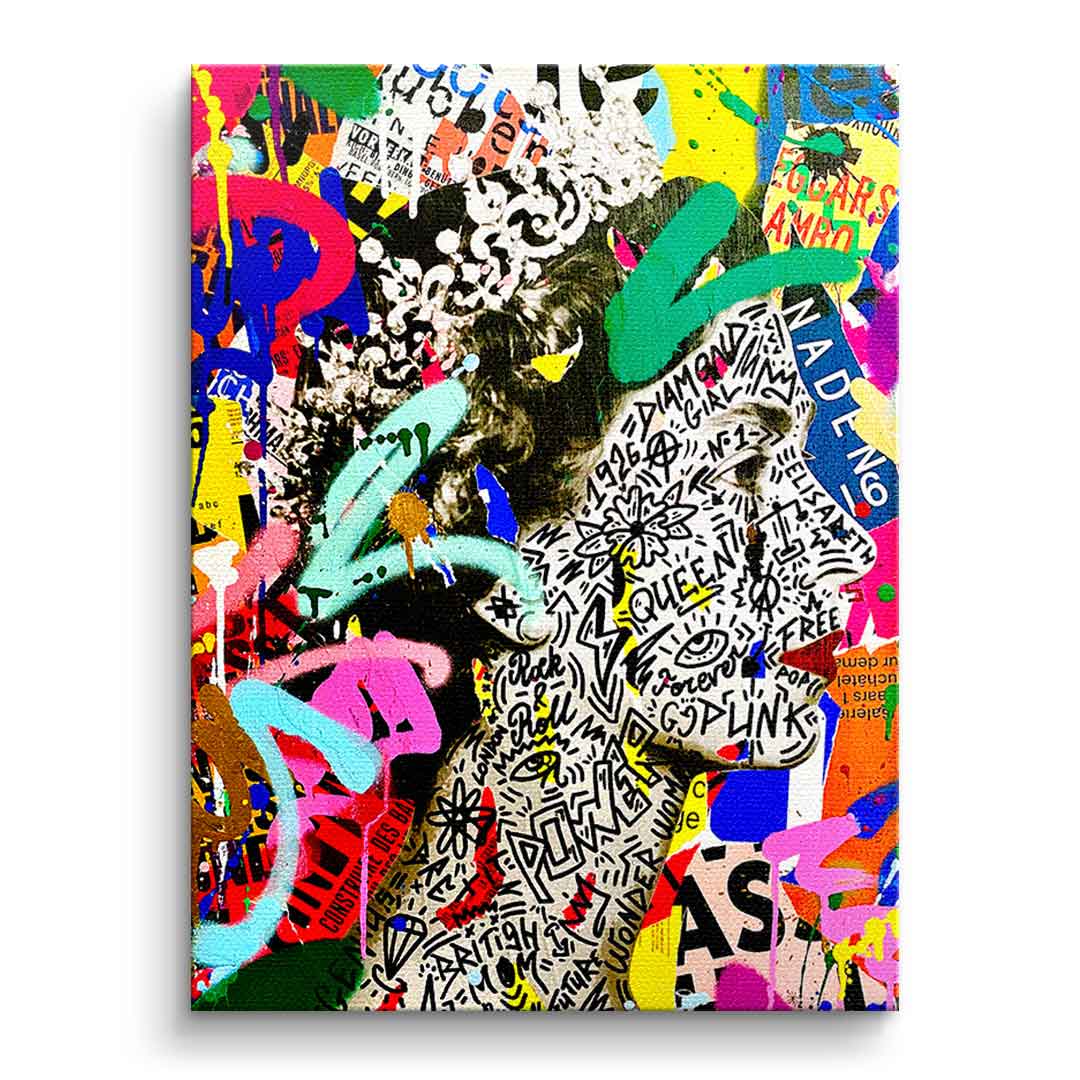 Canvas TORN QUEEN