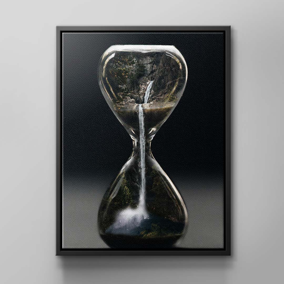 Canvas Tropical Sanduhr